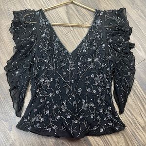 Vintage sequins top